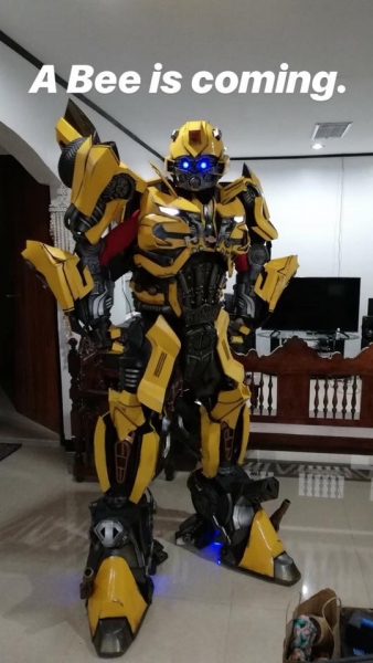 Yellow Robot Character