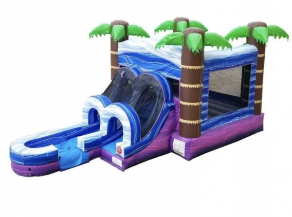 Tropical Bounce House Combo Wet/Dry